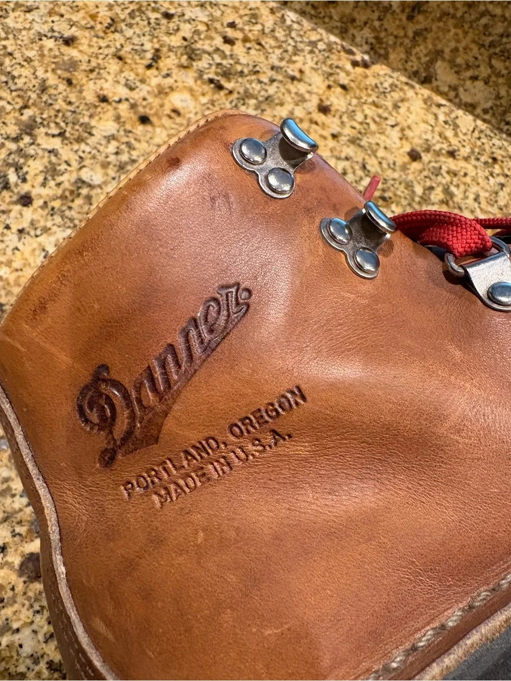 Danner Mountain Lite - Cascade Clovis Brown Leather Hiking Boots 7 Gore-Tex - Picture 7 of 11